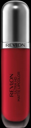 REVLON ULTRA HD MATTE LIPCOLOR Po pierwsze rewelacyjnie pachnie, ładna owocowo - kwiatowa mieszanka sprawia, że aplikacja tego kosmetyku to czysta przyjemność. Po drugie - łatwo się go nakłada, bo zwężający się ku dołowi aplikator pozwala na precyzyjne pomalowanie ust. Po trzecie - kosmetyk ma dość gęstą konsystencję i szybko wysycha na ustach. Czyli trzy razy tak! A dodatkowo nie ma tu jednak mowy o wysuszaniu warg, wręcz przeciwnie - usta są miękkie i nawilżone. Kolor utrzymuje się około 8 godzin, nie blednie i nie rozmazuje się. Cena: ok. 55 zł Stosunek jakości do ceny: 9/10 
