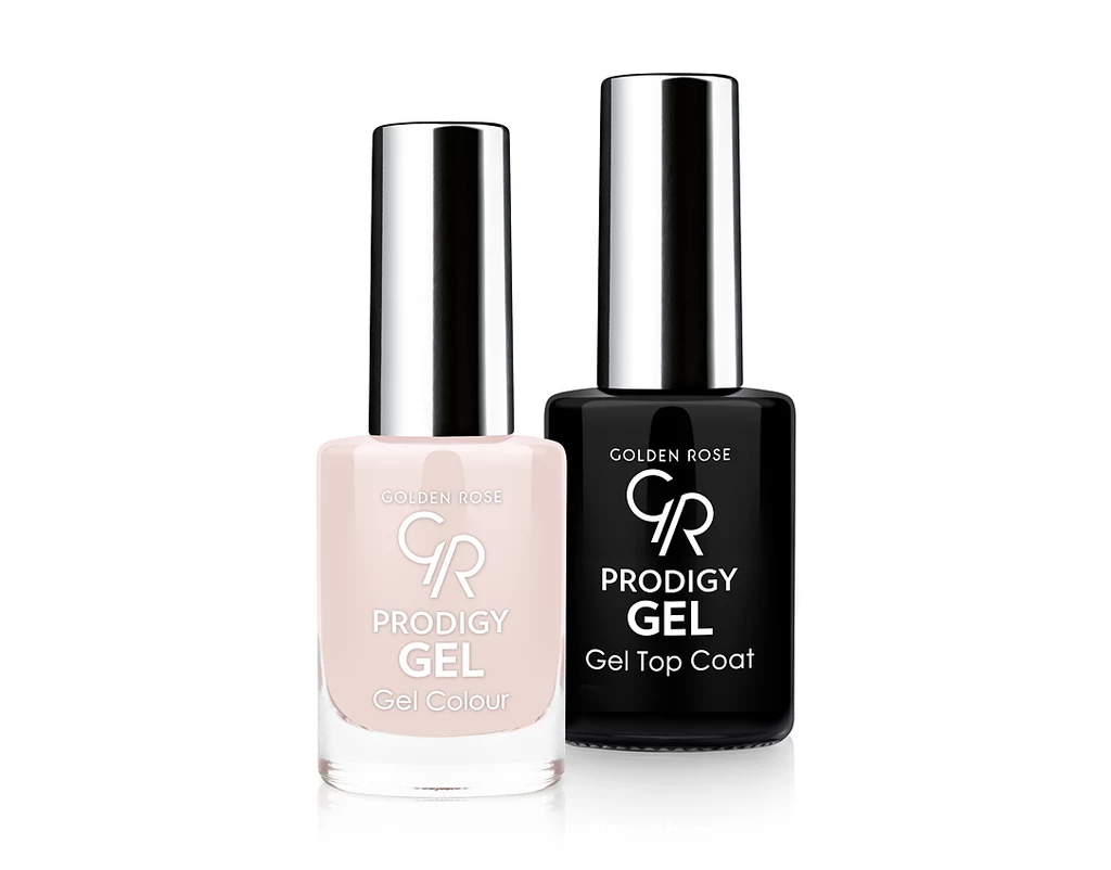 GOLDEN ROSE PRODIGY GEL DUO Kolejny zestaw lakierów, który pozwala uzyskać efekt żelowego manicure bez lampy UV. I w tym przypadku rzeczywiście, efekt pokrywa się z obietnicami. Paznokcie pomalowane tym lakierem pięknie się błyszczą i wytrzymują bez poprawek ok. 5 dni (choć producent obiecuje 7). Lakier łatwo się nakłada, po aplikacji pierwszej warstwy pozostają zacieki i ślady pędzelka, jednak po nałożeniu drugiej, uzyskujemy jednolity kolor, który dokładnie kryje płytkę paznokcia. Top doskonale rozlewa się po paznokciu nadając mu piękny blask, nadaje się również do stosowania z innymi lakierami. Na wykonanie całości manicure potrzeba około 20 minut. Cena ok 23 zł za zestaw lakier+top Stosunek jakości do ceny: 8/10 GOLDEN ROSE PRODIGY GEL DUO Kolejny zestaw lakierów, który pozwala uzyskać efekt żelowego manicure bez lampy UV. I w tym przypadku rzeczywiście, efekt pokrywa się z obietnicami. Paznokcie pomalowane tym lakierem pięknie się błyszczą i wytrzymują bez poprawek ok. 5 dni (choć producent obiecuje 7). Lakier łatwo się nakłada, po aplikacji pierwszej warstwy pozostają zacieki i ślady pędzelka, jednak po nałożeniu drugiej, uzyskujemy jednolity kolor, który dokładnie kryje płytkę paznokcia. Top doskonale rozlewa się po paznokciu nadając mu piękny blask, nadaje się również do stosowania z innymi lakierami. Na wykonanie całości manicure potrzeba około 20 minut. Cena ok 23 zł za zestaw lakier+top Stosunek jakości do ceny: 8/10
