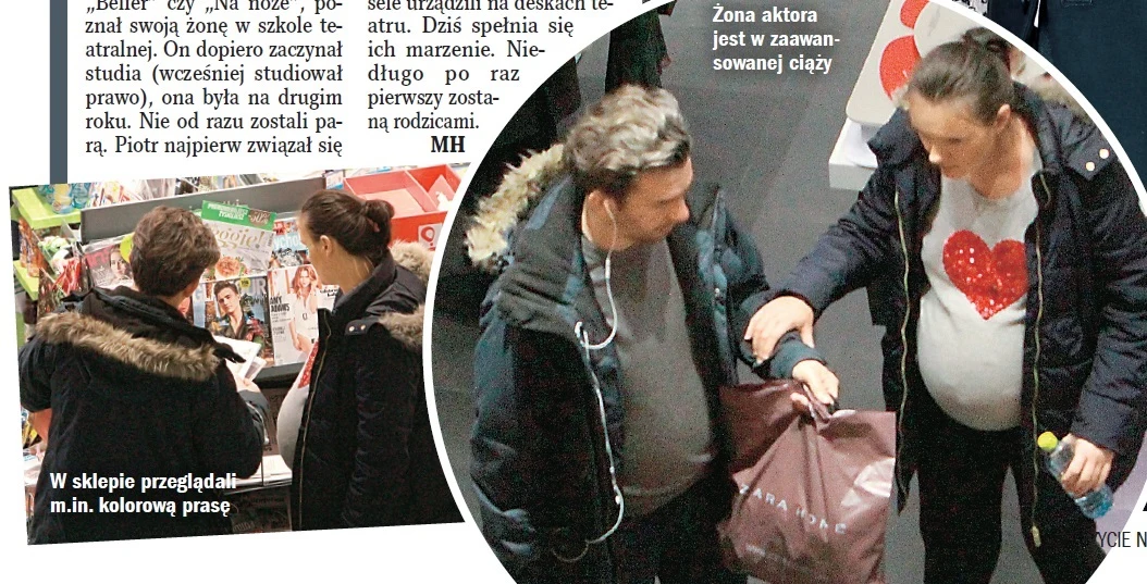 Piotr z żoną Piotr z żoną