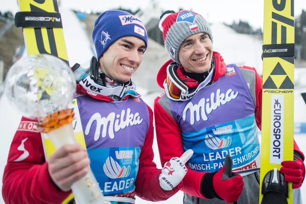 Stefan Kraft i Kamil Stoch Stefan Kraft i Kamil Stoch