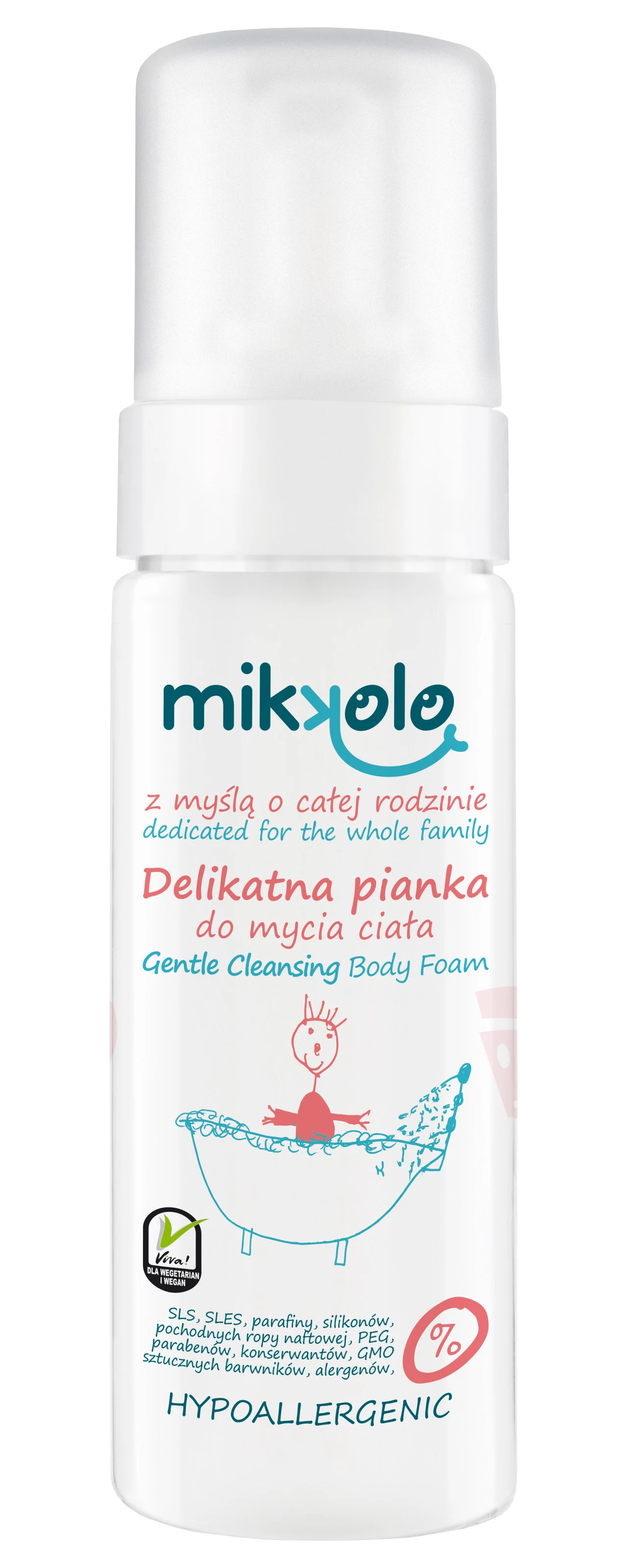 Pianka do mycia ciała MIKKOLO Pianka do mycia ciała MIKKOLO