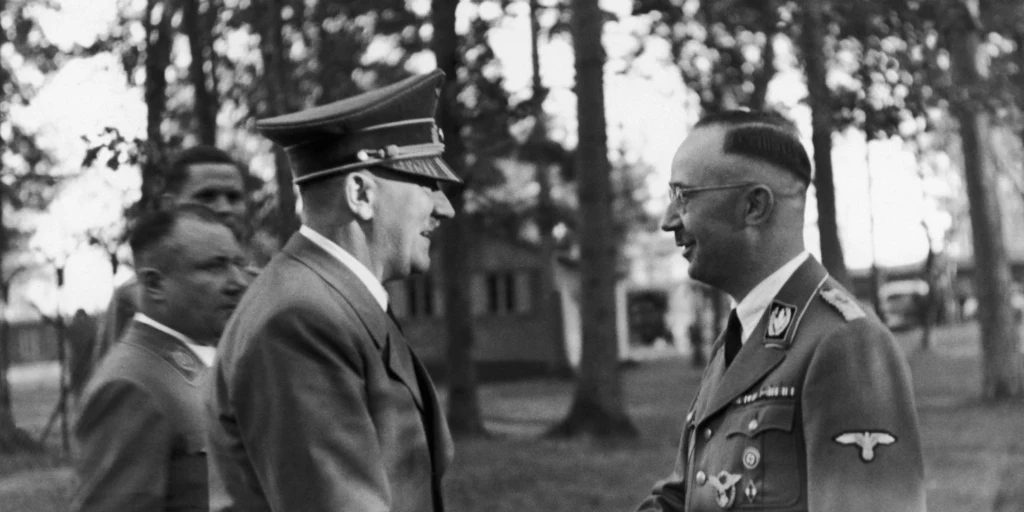 Adolf Hitler i Heinrich Himmler na Mazurach