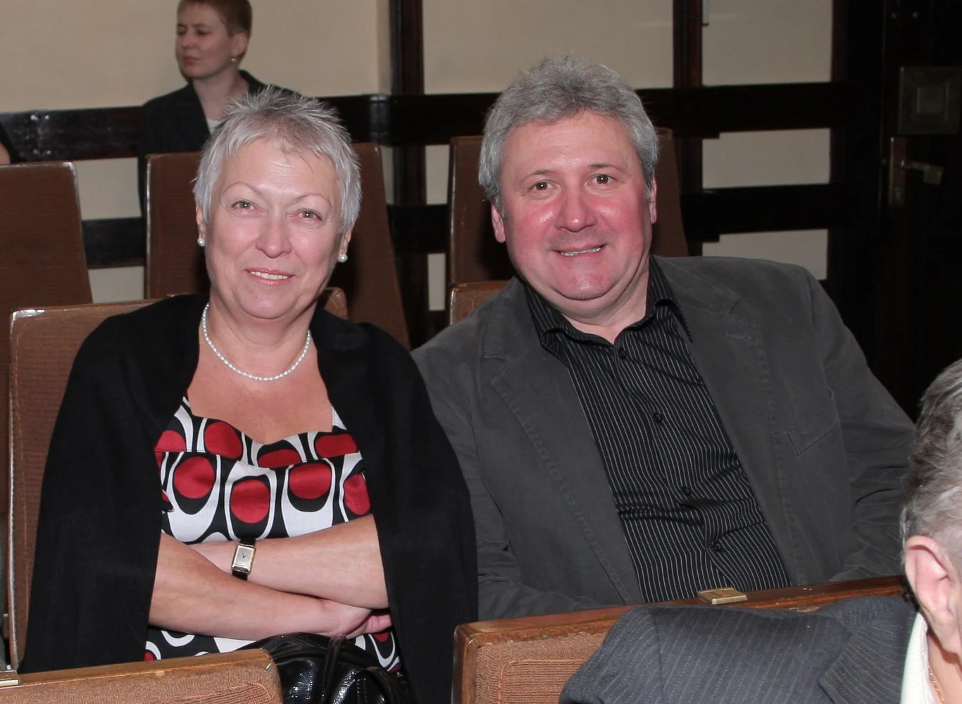 Andrzej Grabarczyk z żoną Zofią Andrzej Grabarczyk z żoną Zofią