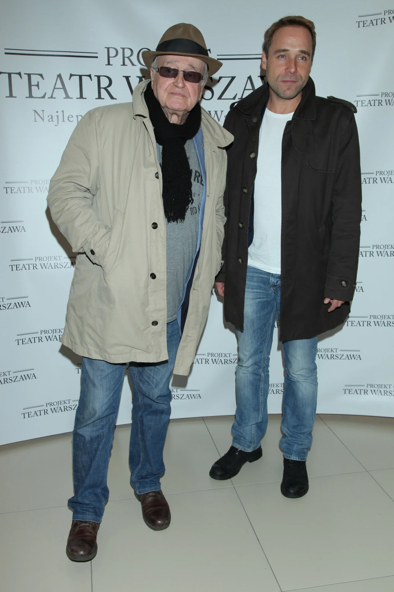 Łukasz Nowicki z ojcem Łukasz Nowicki z ojcem