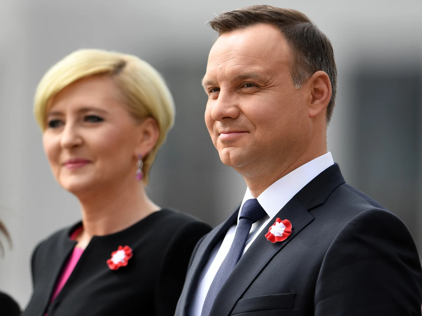 Prezydent Duda z żoną Agatą
