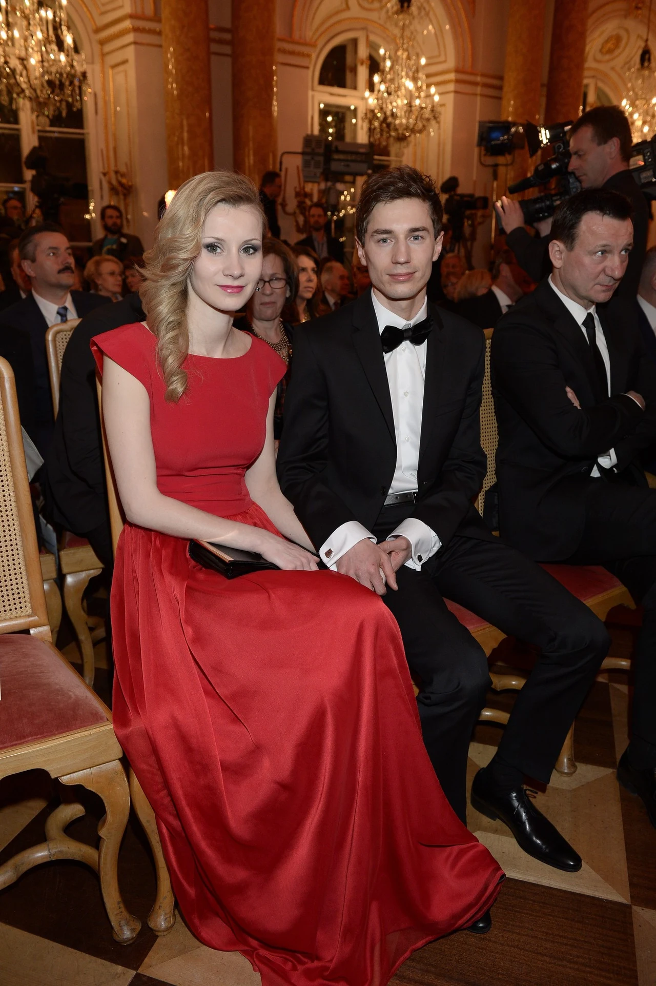 Kamil Stoch z żoną Ewą Kamil Stoch z żoną Ewą