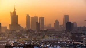 Wieżowce w centrum Warszawy