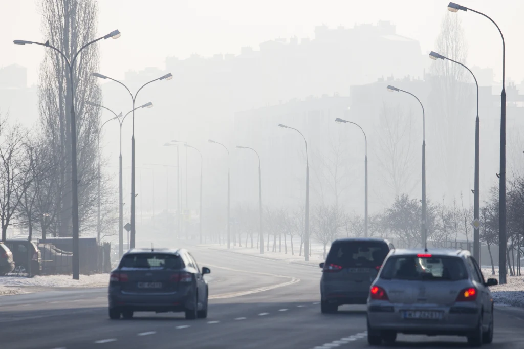 Smog w Warszawie Smog w Warszawie