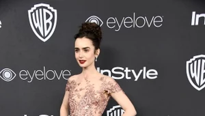 Lily Collins w bajkowej kreacji