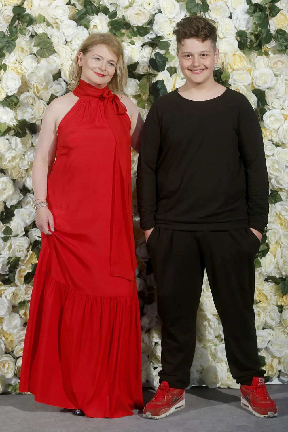 Dominika Ostałowska z synem Hubertem Zduniakiem Dominika Ostałowska z synem Hubertem Zduniakiem