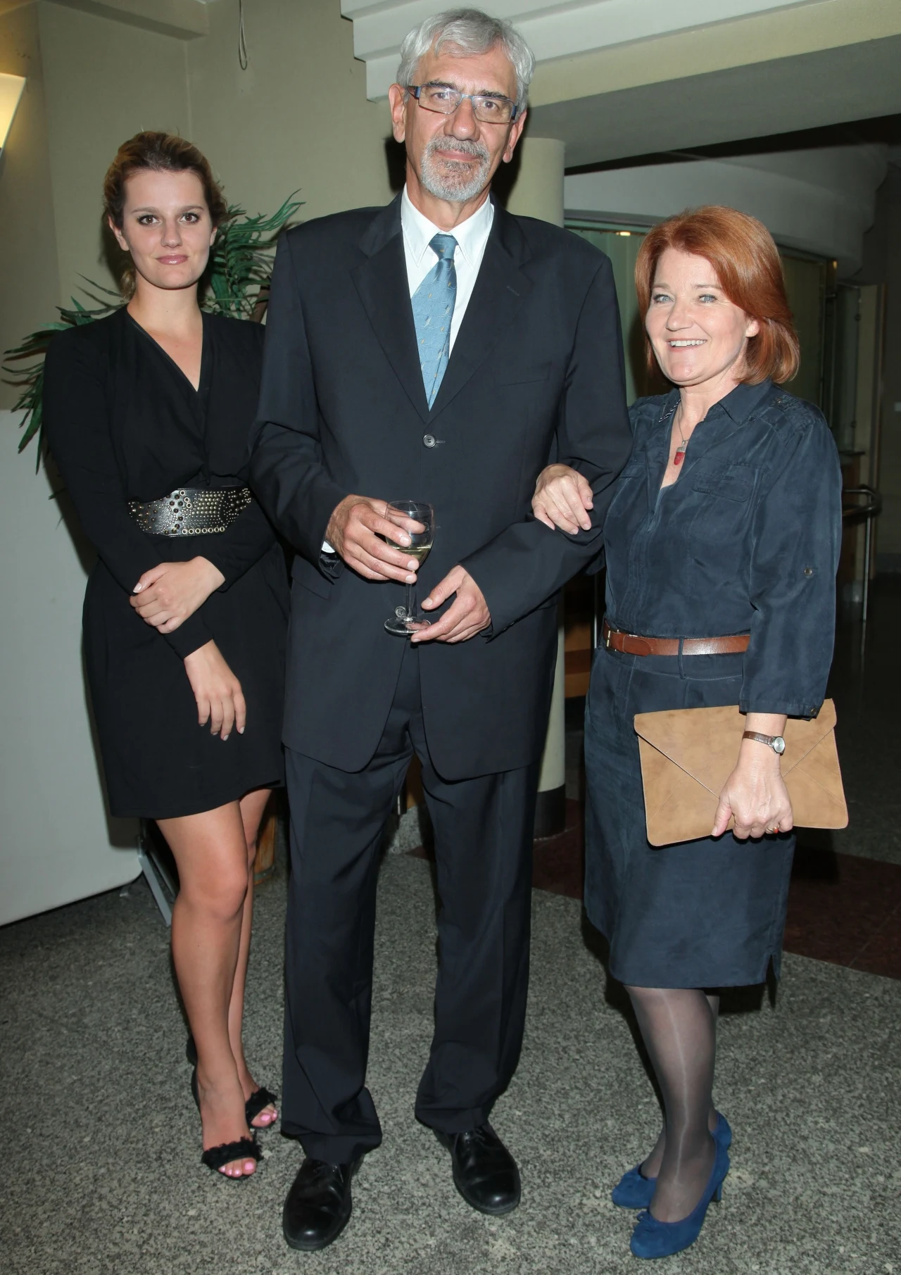 Wiktor Zborowski i Maria Winiarska z córką Zosią Wiktor Zborowski i Maria Winiarska z córką Zosią