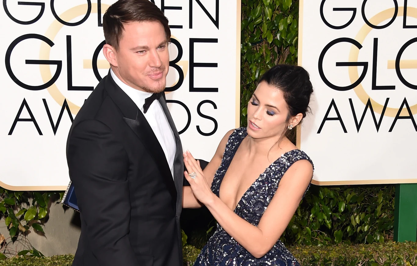 Channing Tatum z żoną Channing Tatum z żoną