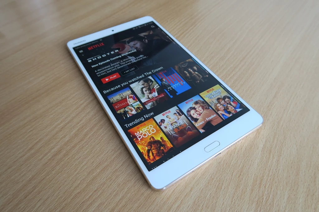 Huawei MediaPad M3 i Netflix