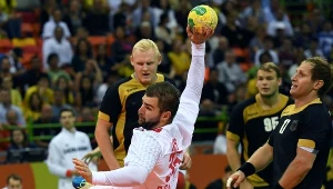 Mateusz Kus w meczu z Niemcami