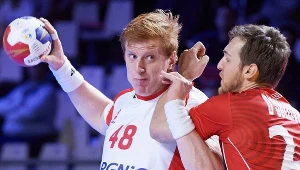 Tomasz Gębala rzucił sześć goli w meczu z Norwegią