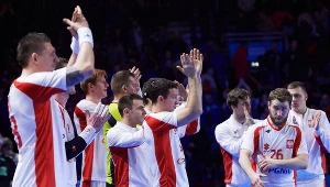 Zawodnicy reprezentacji Polski po przegranym 20-22 meczu z Norwegią 