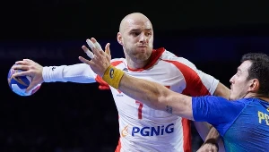 Zawodnik reprezentacji Polski Paweł Niewrzawa (L) i Alexandro Pozzer (P) z Brazylii