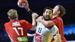 Nikola Karabatic w meczu z Norwegią