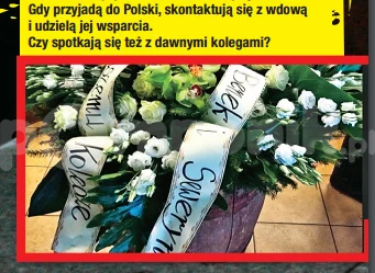 Seweryn Krajewski i Bernard Dornowski wysłali na pogrzeb Jerzego Kosseli wieniec