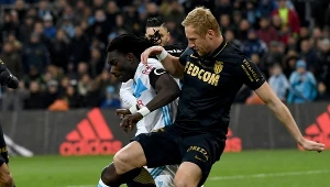 Kamil Glik w meczu z Olympique Marsylia