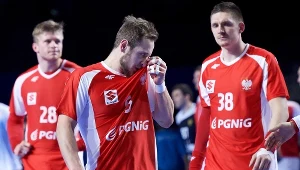 Maciej Gębala, Mateusz Jachlewski i Łukasz Gierak po meczu z Rosją
