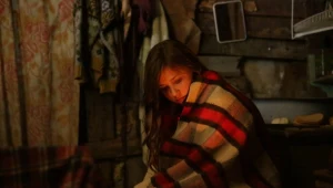 Maria Blandzi w scenie z filmu "Las, 4 rano"