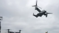 MV-22 Osprey nad pokładem USS "Wasp"