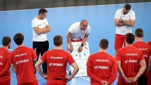 Talant Dujszebajew na treningu reprezentacji Polski