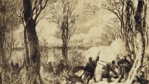 Jedna z bitew powstania styczniowego