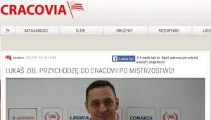 Lukas Zib; źródło: cracovia.pl