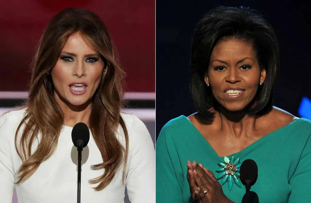 Michelle Obama i Melania Trump Michelle Obama i Melania Trump