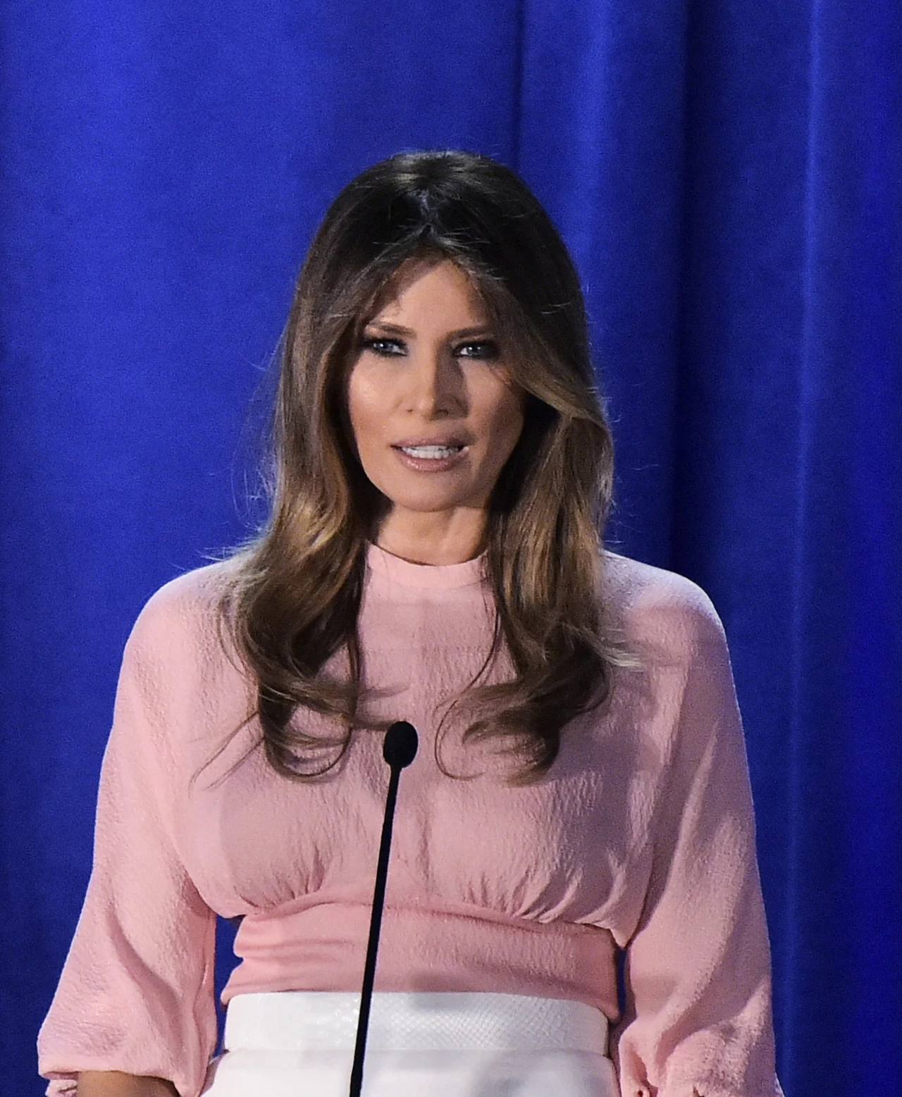 Melania Trump to słoweńsko-amerykańska modelka, żona Donalda Trumpa. Melania Trump to słoweńsko-amerykańska modelka, żona Donalda Trumpa.