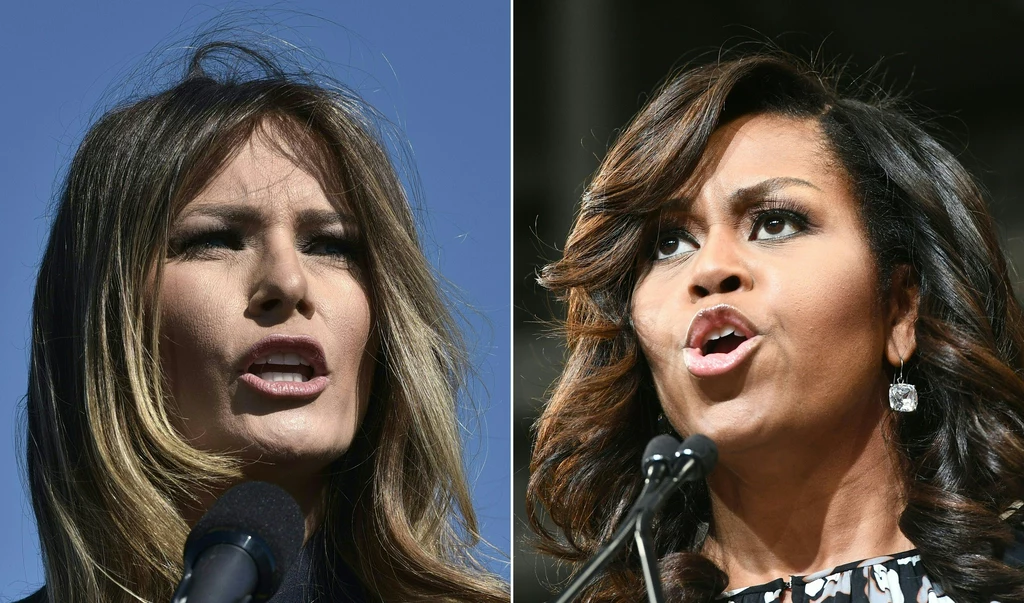 Michelle Obama i Melania Trump Michelle Obama i Melania Trump