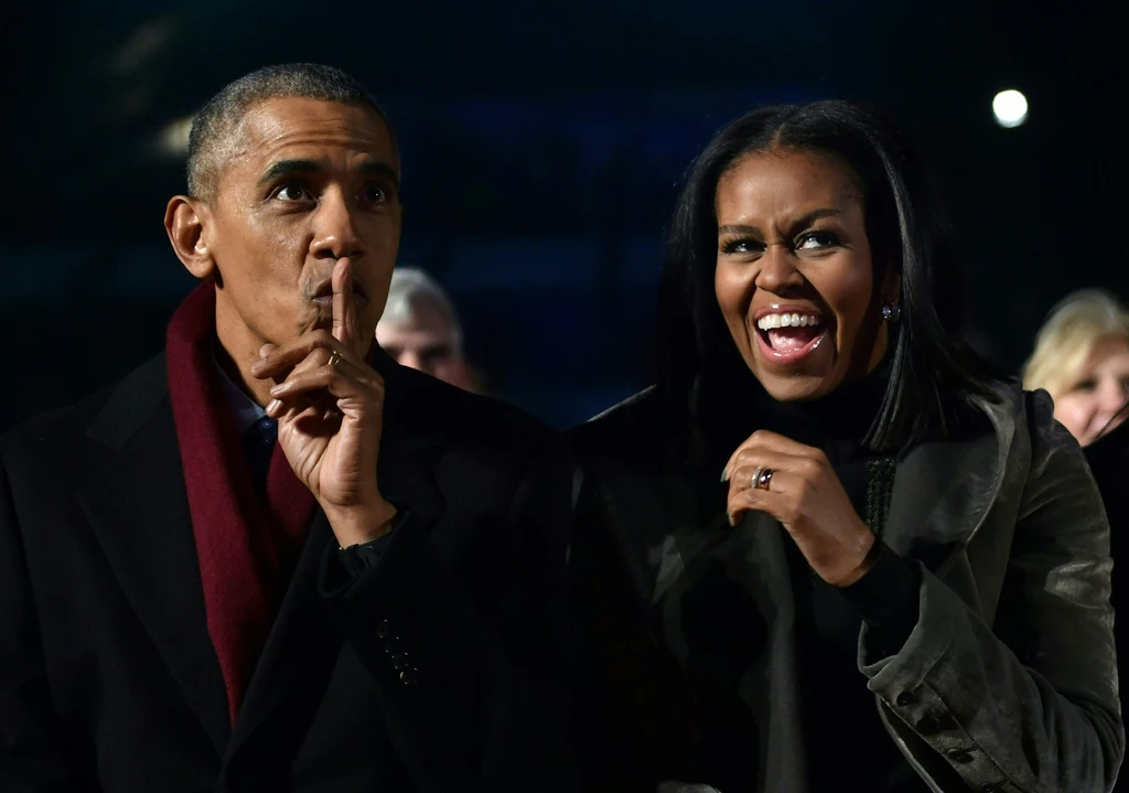 Barack Obama i jego żona, Michelle Barack Obama i jego żona, Michelle