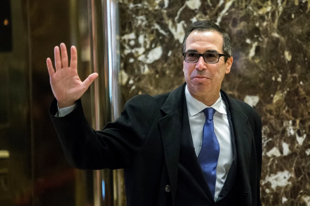 Steven Mnuchin - minister finansów. był szefem finansowym kampanii Trumpa. Zaczynał karierę w banku Goldman Sachs, gdzie pracował przez 17 lat. Następnie stworzył fundusz hedgingowy i zaczął finansować takie przeboje jak "X-Men" czy "Avatar".