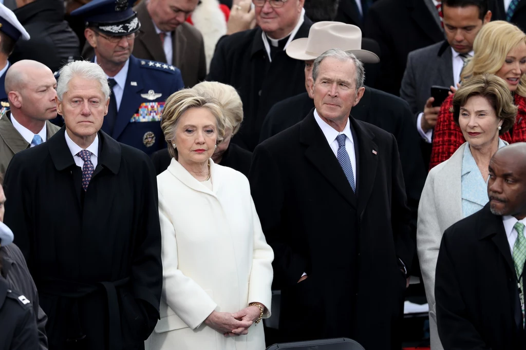 Byli prezydenci na inauguracji Donalda Trumpa