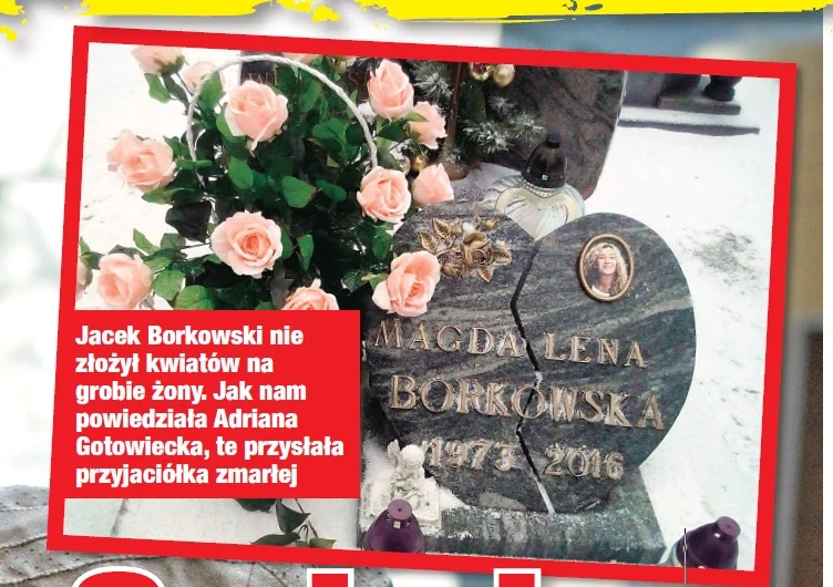 Grób żony Borkowskiego Grób żony Borkowskiego