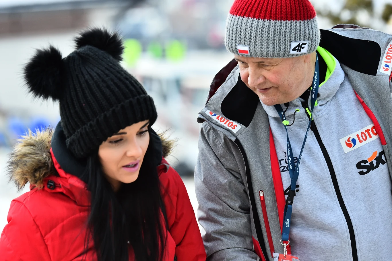 Apoloniusz Tajner z ukochaną Apoloniusz Tajner z ukochaną