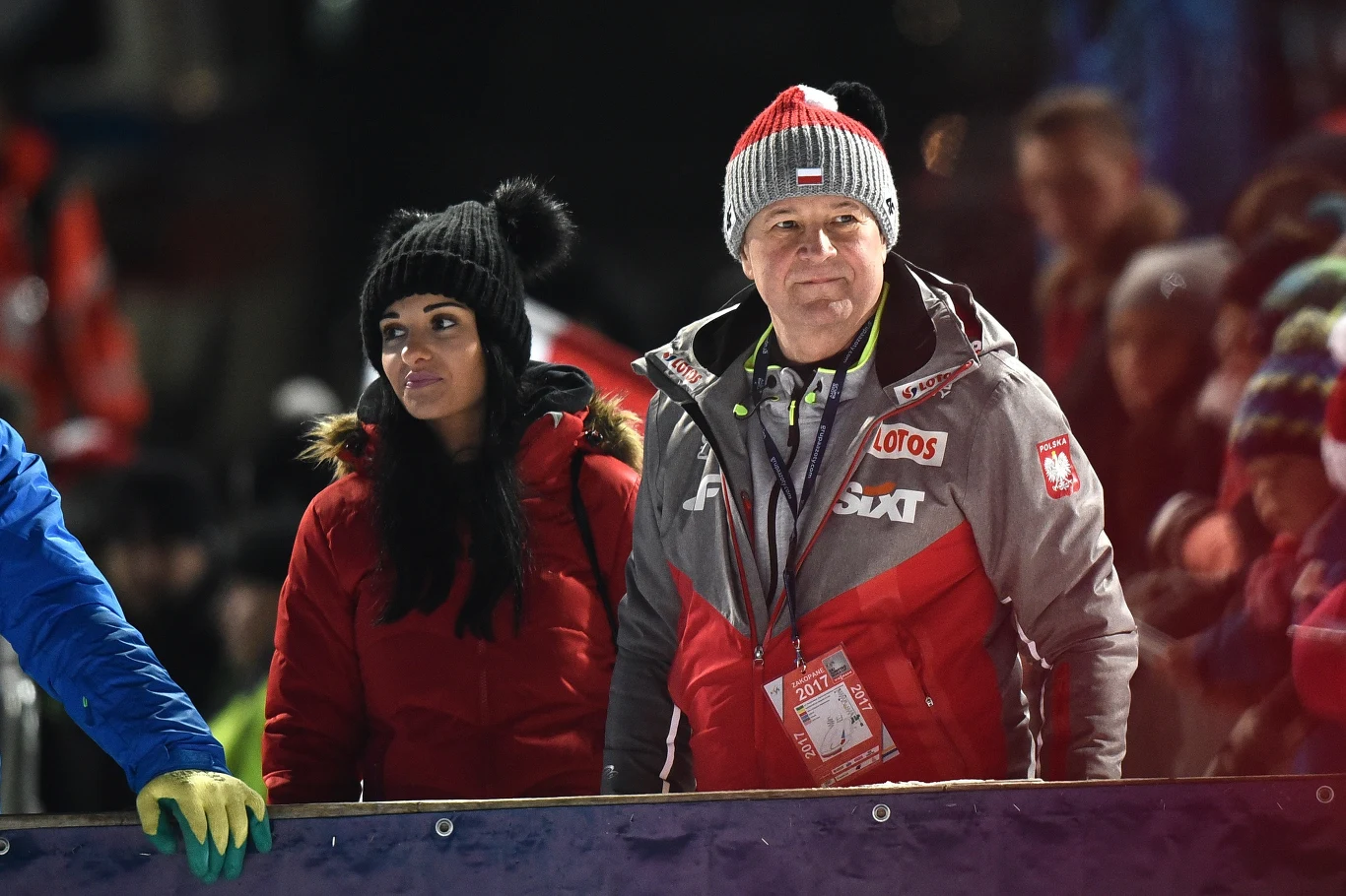 Apoloniusz Tajner z ukochaną Apoloniusz Tajner z ukochaną