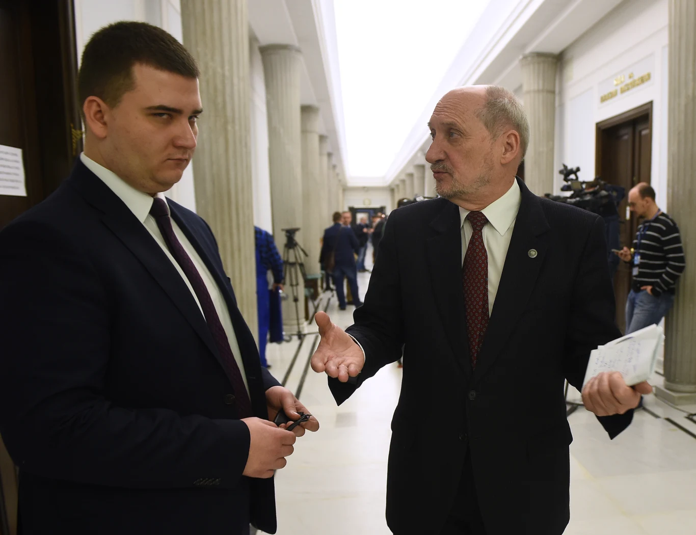 Bartek Misiewicz i Antoni Macierewicz Bartek Misiewicz i Antoni Macierewicz