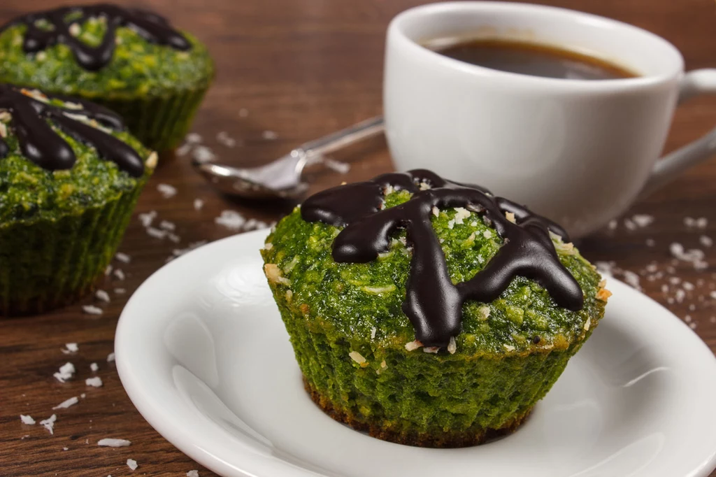 Szpinakowe muffiny Szpinakowe muffiny