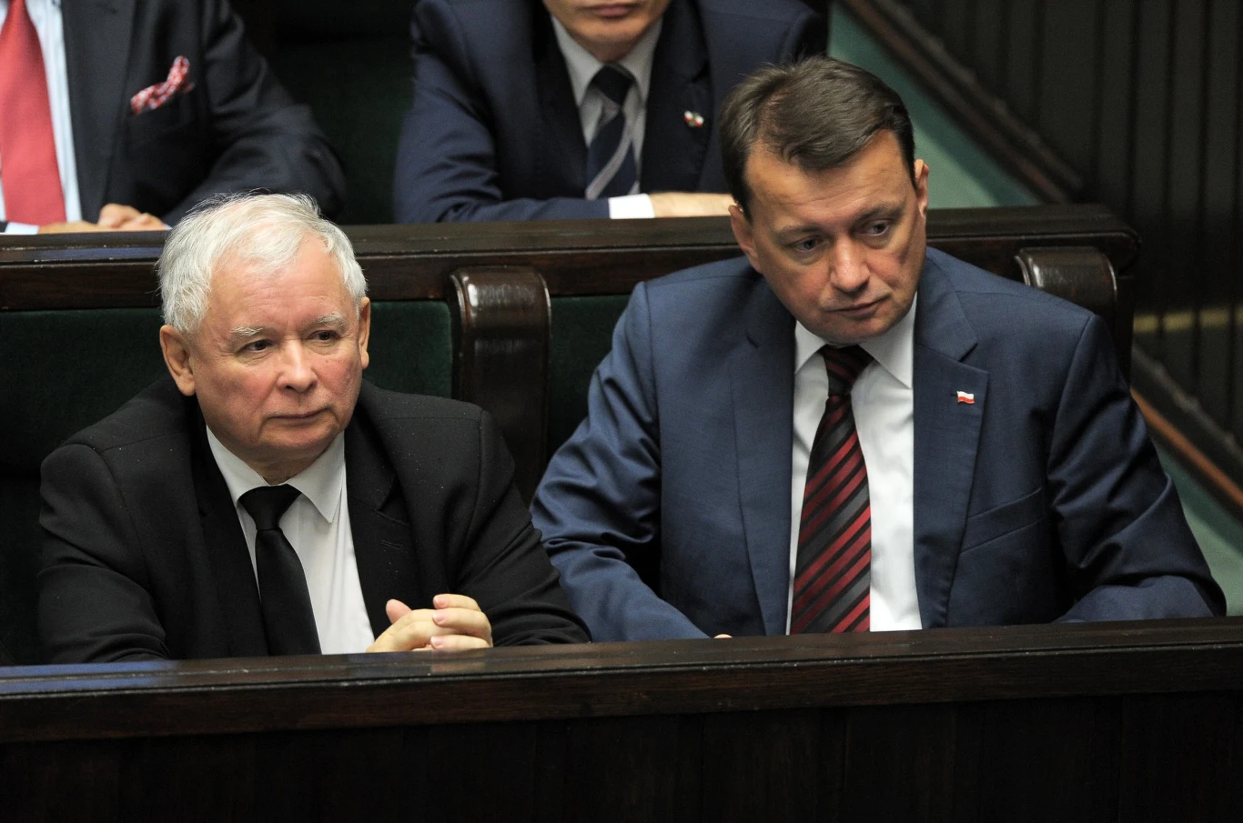 Jarosław Kaczyński i Mariusz Błaszczak Jarosław Kaczyński i Mariusz Błaszczak