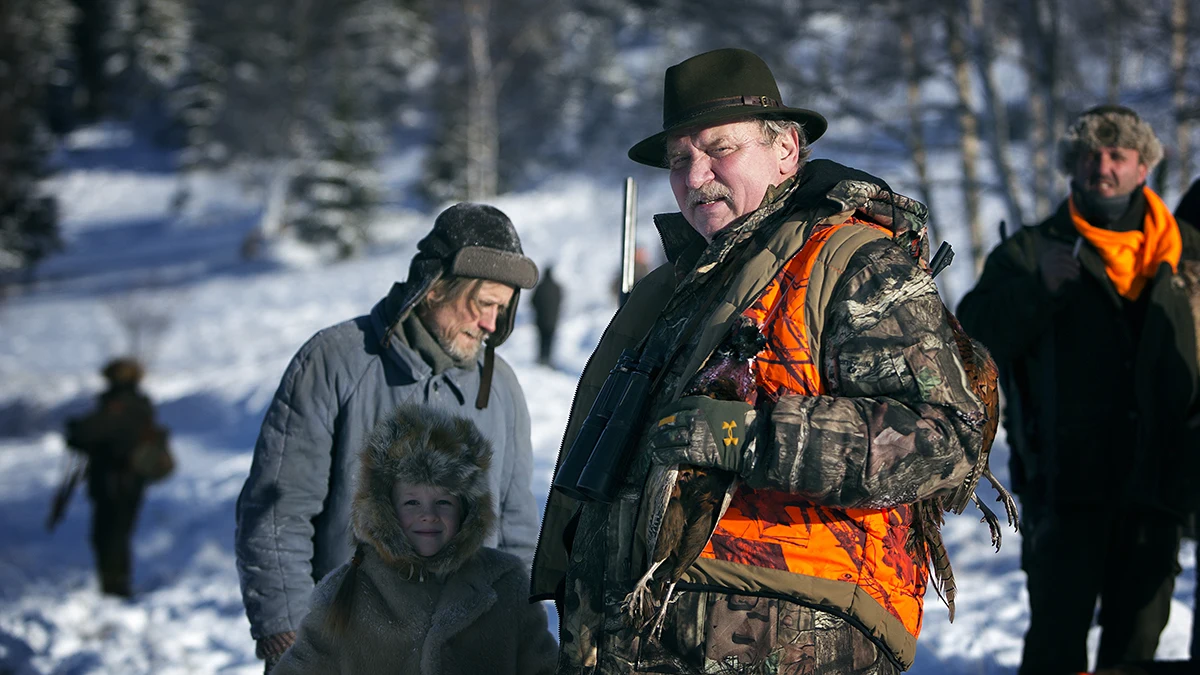 Andrzej Grabowski w scenie z filmu "Pokot" Andrzej Grabowski w scenie z filmu "Pokot"