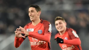 Angel Di Maria po golu na 1-0