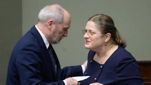 Krystyna Pawłowicz i Antoni Macierewicz