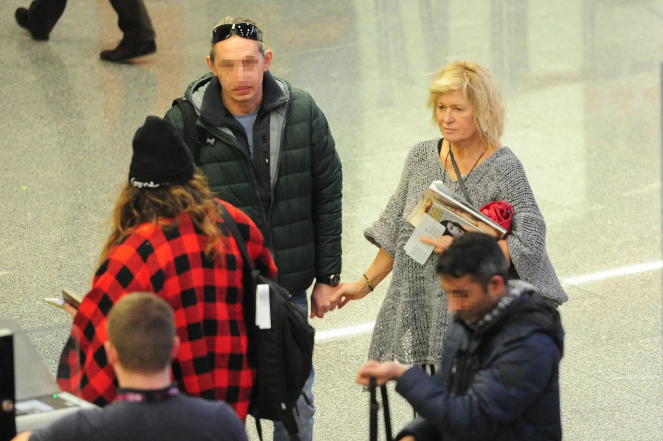 Ewa Kasprzyk z tajemniczym mężczyzną