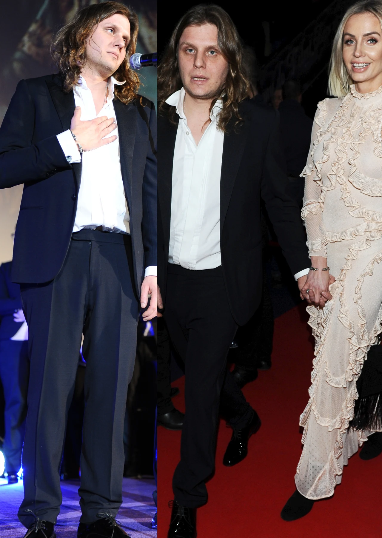 Starak z żoną na premierze filmu