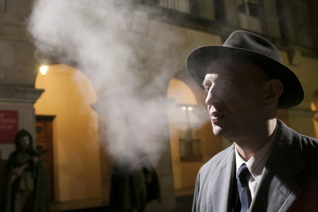 Janusz Chabior w scenie z filmu "Wyklęty"