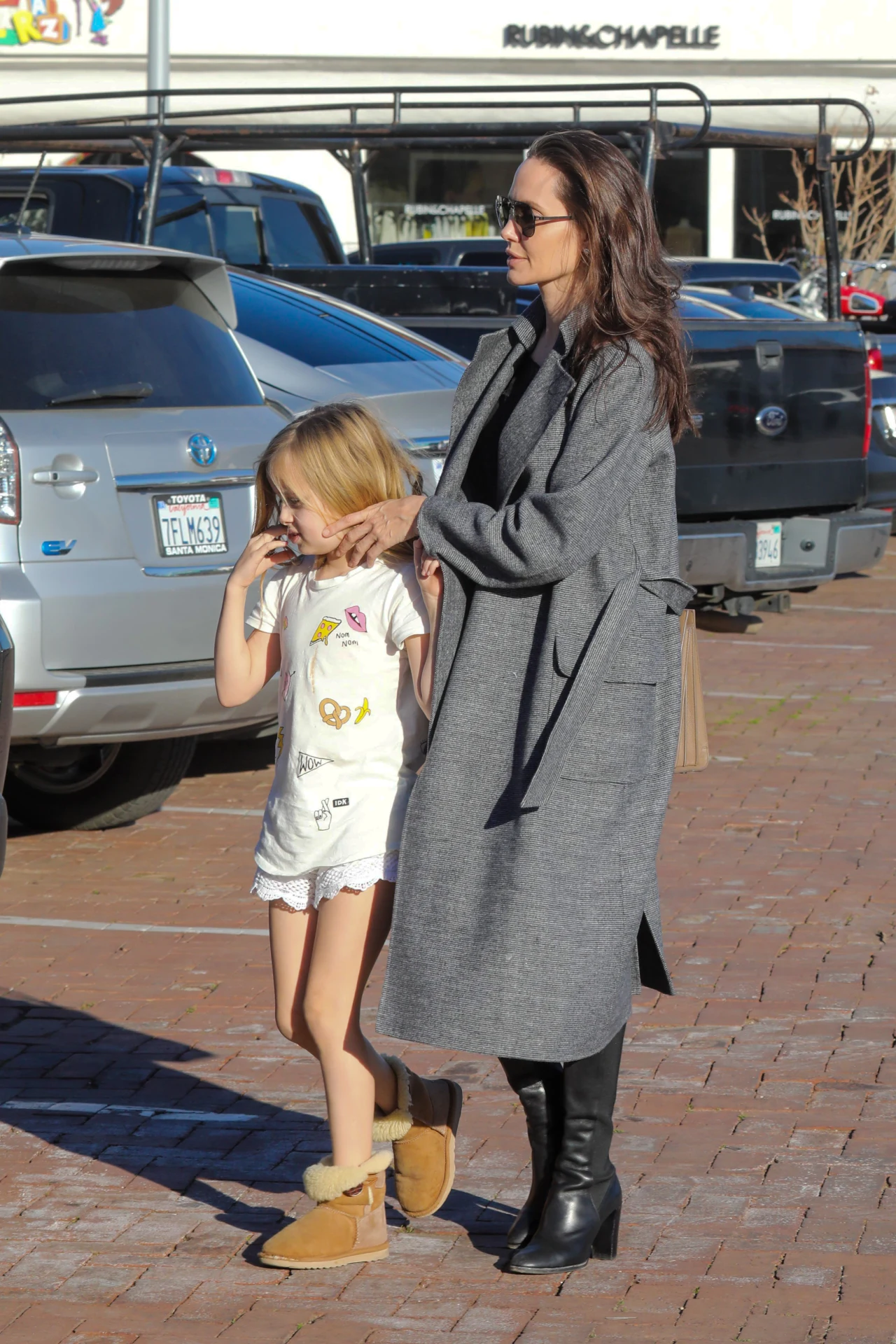 Angelina Jolie z córką Angelina Jolie z córką