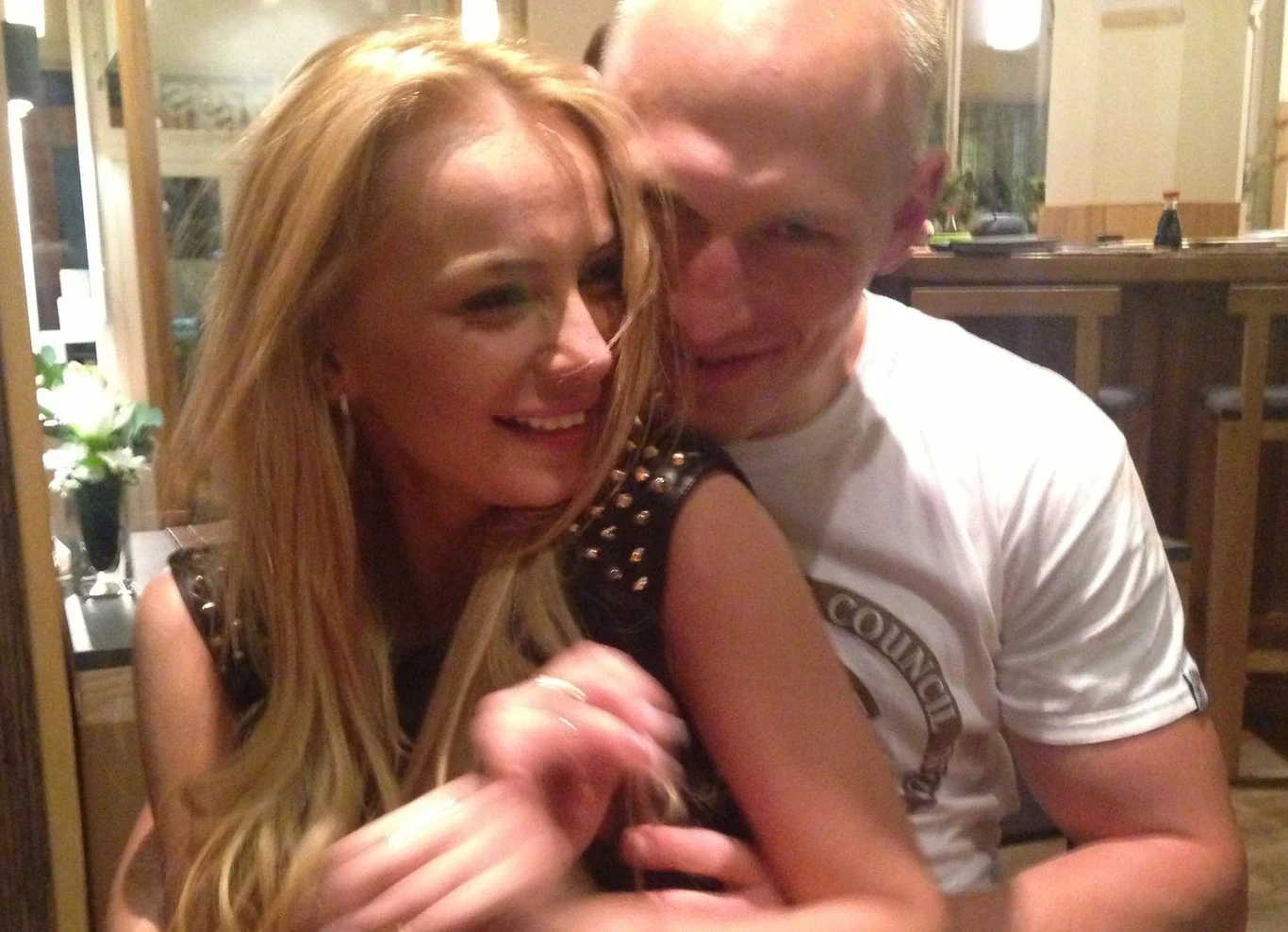 "Diablo" z Magdaleną Radomską, z którą ma córkę "Diablo" z Magdaleną Radomską, z którą ma córkę